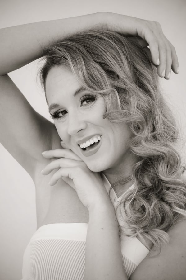 Lauren Carroll Head Shot Black and White
