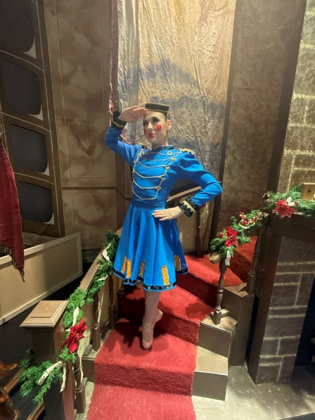 Lauren Carroll as the Toy Soldier in The Nutcracker